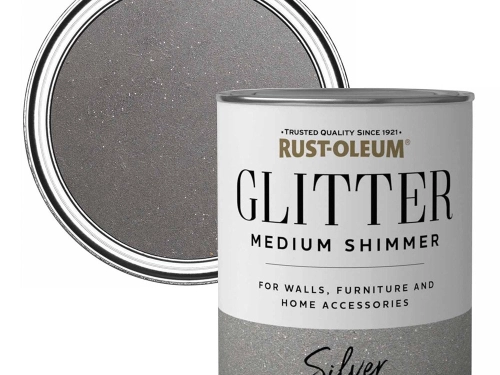 Средно блестяща боя с висока плътност - цвят сребро, 250 ml. - Rust Oleum